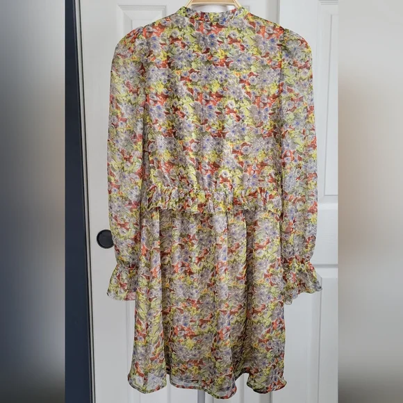 & Other Stories Floral Ruffled Minidress, Cottagecore, Boho, Romantic, Women's 0 - Picture 3 of 12